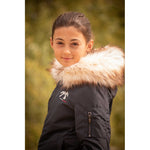Lyon Glitter Bomber Jacket - Navy