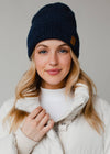 Navy Knit Beanie