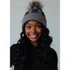 Skull Faux Pom Hat