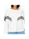 Hand Painted Shooting Star Sweatshirt - Ladies