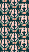 Foxy Flowers Pair & a Spare