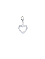 Sparkle Heart Bridle/Braid/Bonnet Charm