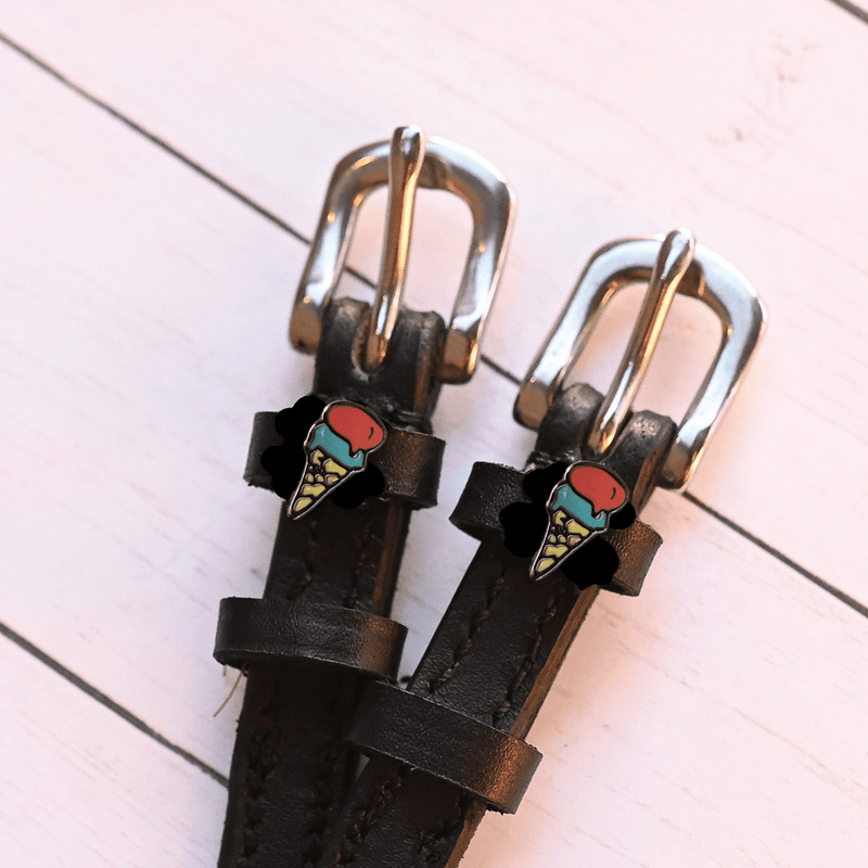 Ice Cream Cone Designer Spur Straps