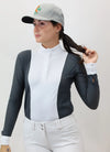 Capri Longsleeve Show Shirt - Grey Air/White - Ladies