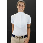 Eleonoire Short Sleeve Show Shirt - White Air - Ladies