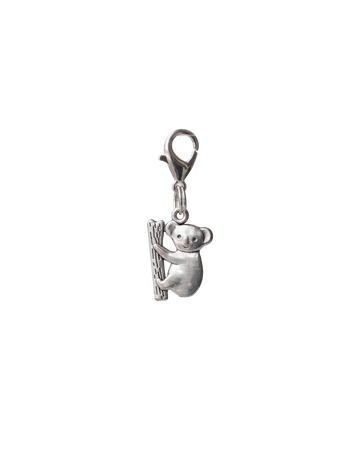 Silver Koala Bridle/Braid/Bonnet Charm