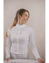 Las Honey Long Sleeve Show Shirt - White