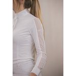 Las Honey Long Sleeve Show Shirt - White