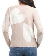 Blow Up Hearts Crew Sweater - Ladies