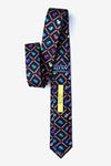 Bits and Caps Silk Skinny Necktie