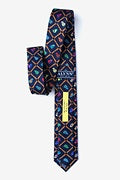 Bits and Caps Silk Skinny Necktie