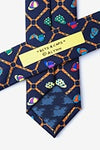Bits and Caps Silk Skinny Necktie