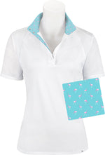 Sadie 37.5 Short Sleeve Show Shirt - Flamingos - Ladies