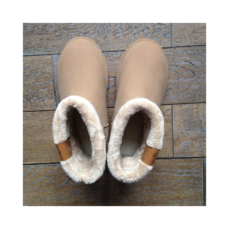 Penelope Stuffed Boots - Beige