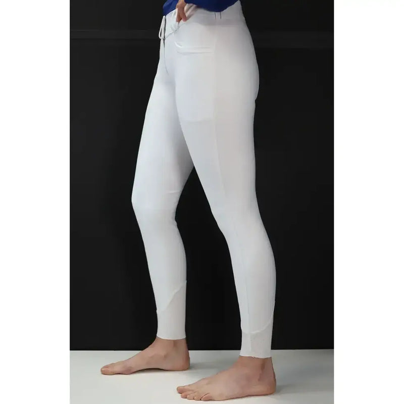 Tammy B Knee Grip Breech - White - Ladies