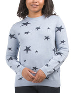 Natalie Star Crewneck Sweater - Ladies