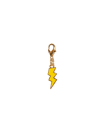 Enamel Lightning Bolt Bridle/Braid/Bonnet Charm
