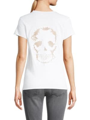 Fishnet Skull Short Sleeve Tee