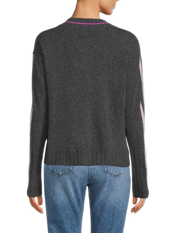 Two Faced V Neck Sweater - Ladies - Lisa Todd