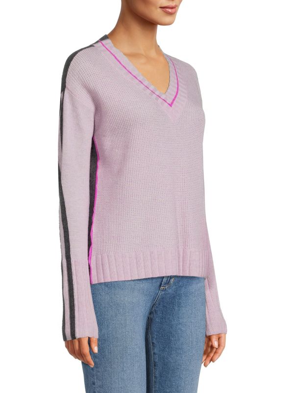Two Faced V Neck Sweater - Ladies - Lisa Todd