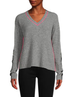 Two Faced V Neck Sweater - Ladies - Lisa Todd
