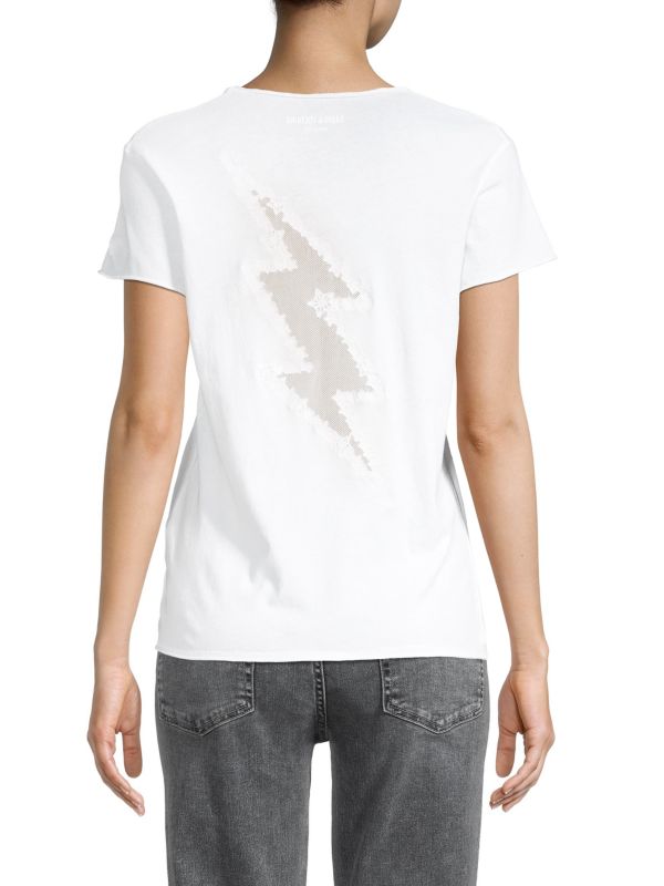 Mesh Lightning T-Shirt - Zadig & Voltaire