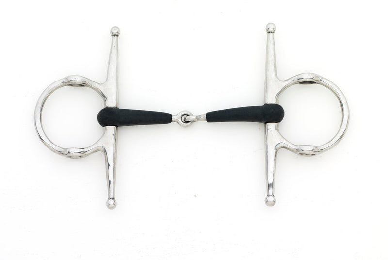 Eco Pure Full Cheek Jointed Rubber Gag Bit