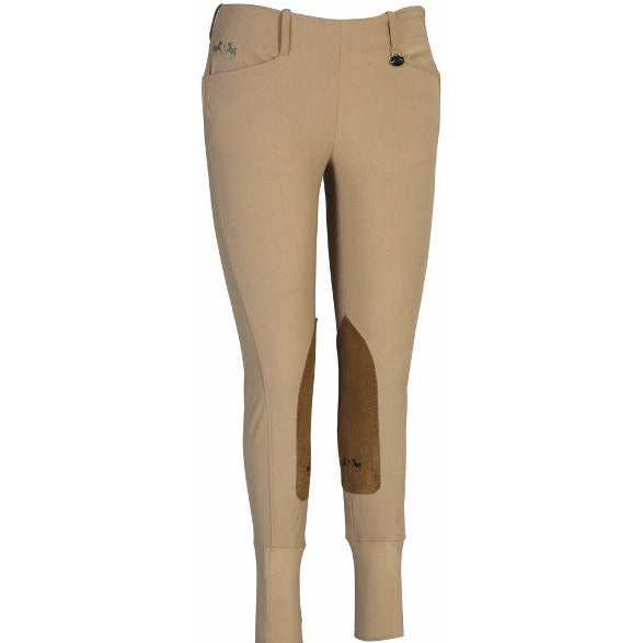 Equine Couture Coolmax Champion Side Zip Breeches - Womens Plus