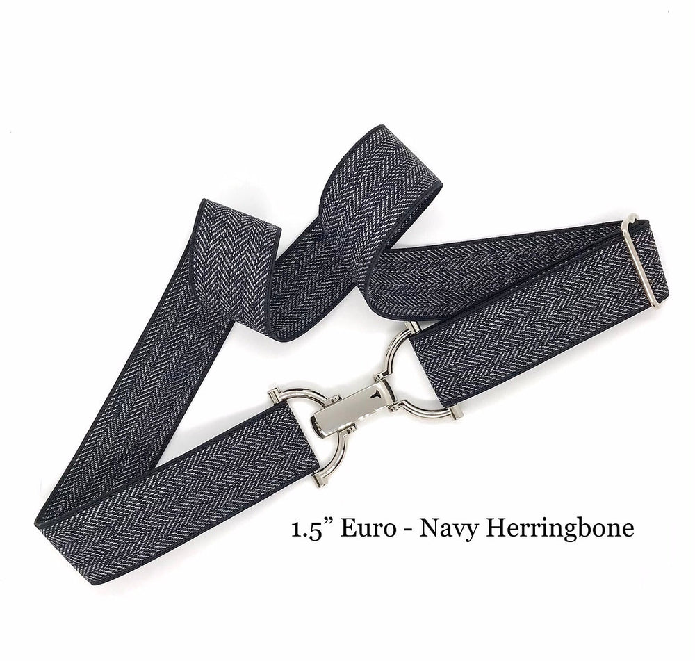 Navy Herringbone