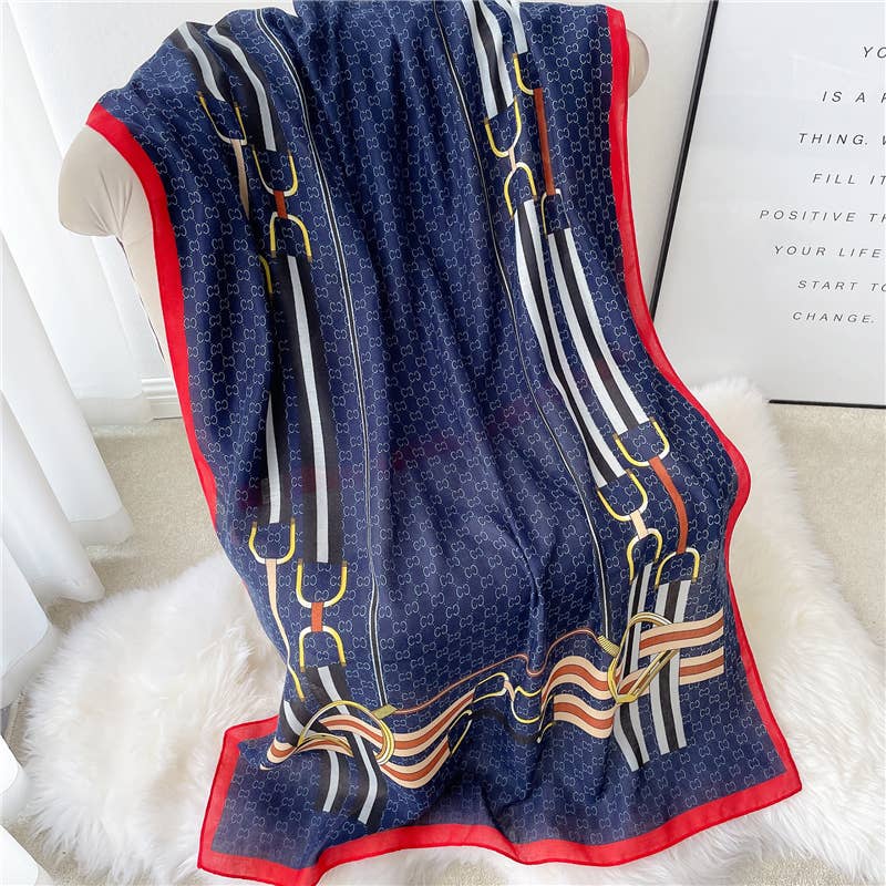 Navy Scarf – Stirrups Collection