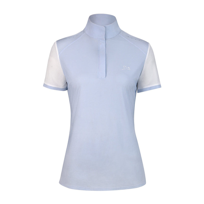 Aerial 37.5 Short Sleeve Show Shirt - Blue Oxford - Ladies
