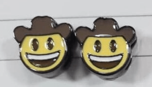 Cowboy Emoji Designer Spur Straps