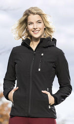 HKM Softshell Sport Jacket Black Ladies