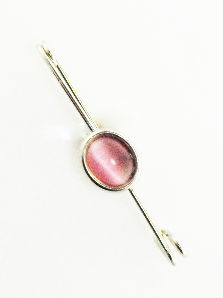 Rose Cat Eye Stock Pin