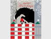 Happy Holidays Jumper Horse with Snowflakes - Boxed Christmas Cards