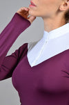 Cognac Long Sleeve Competition Shirt - Ladies
